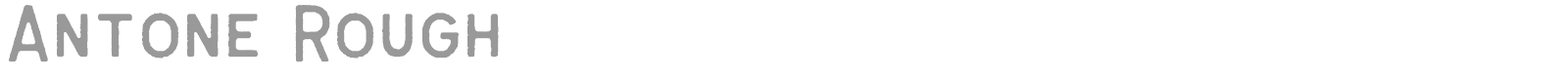 Antone font preview